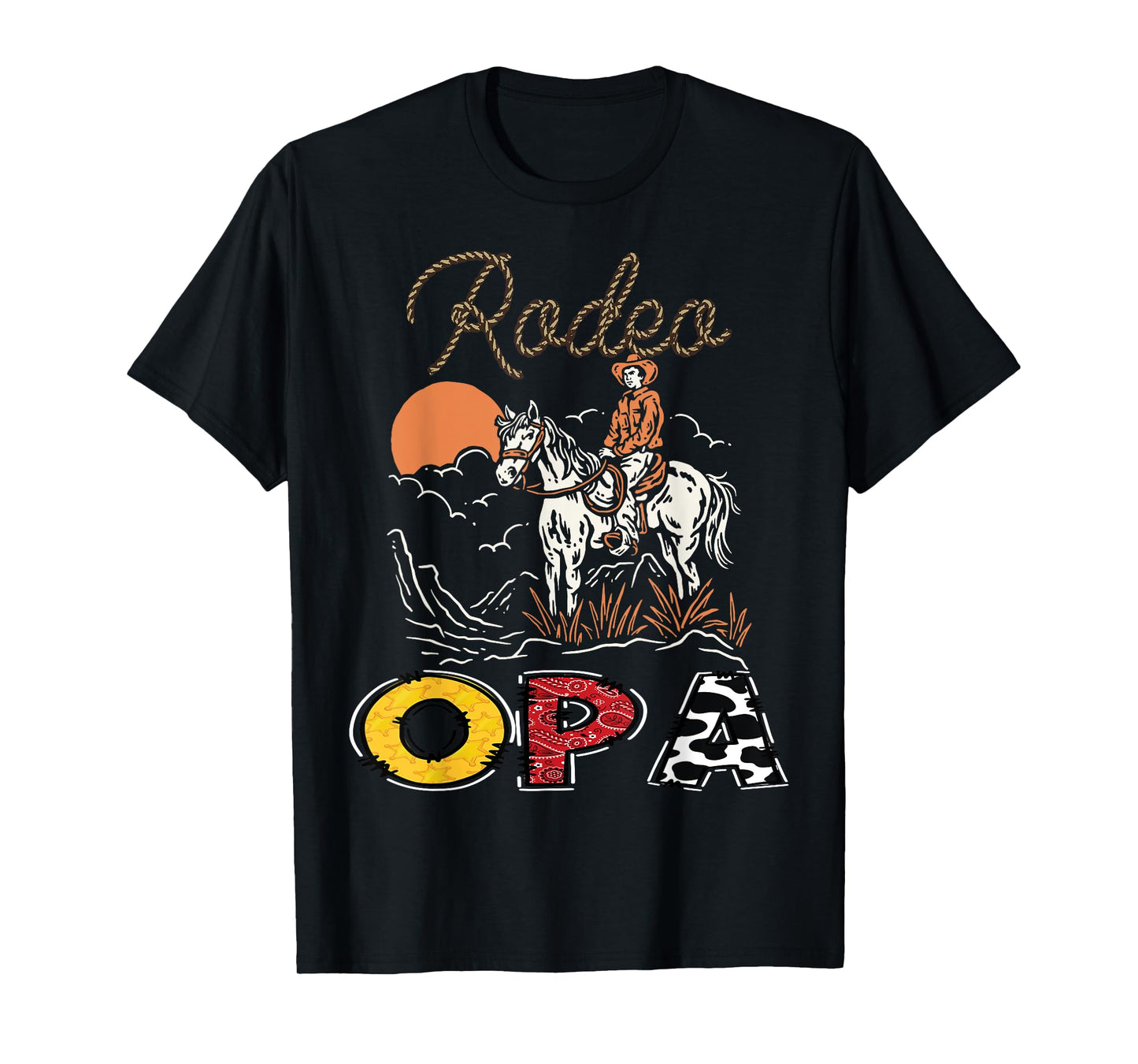 Rodeo Opa Cowboy 1St Birthday Family Matching T-Shirt