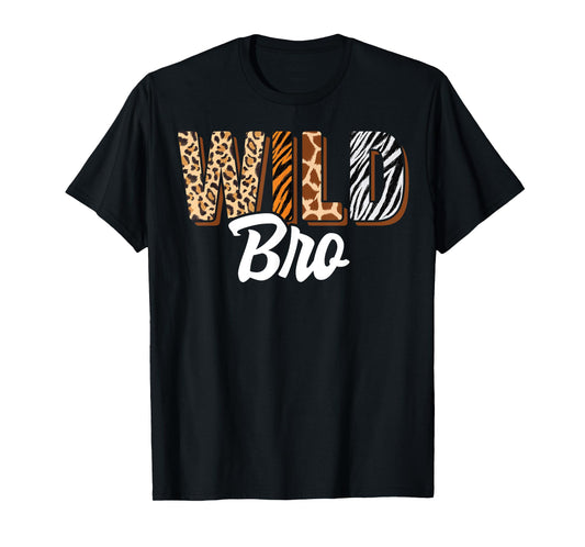 Wild Bro Zoo Born Two be Wild B-day Safari Jungle Animal T-Shirt