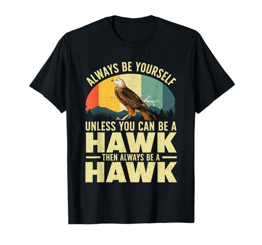 Funny Hawk Art For Men Women Kids Falcon Raptor Bird Lover T-Shirt