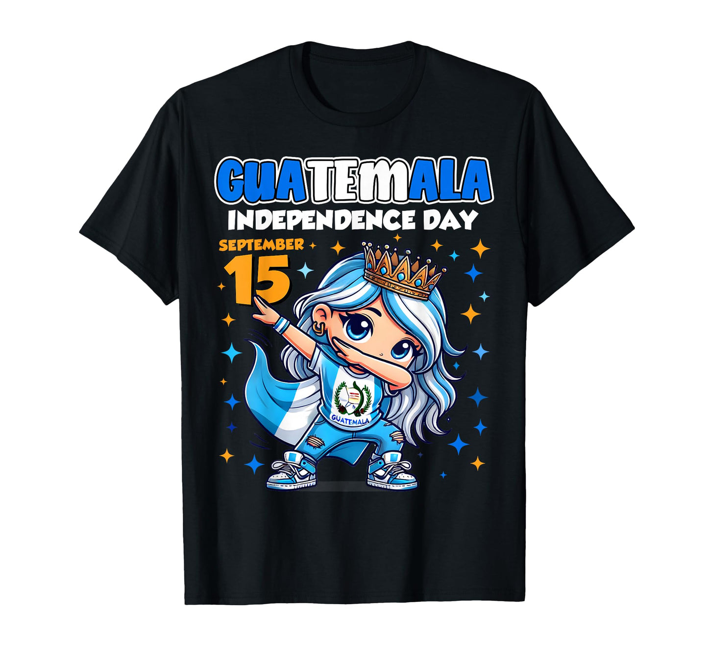 Guatemala Independence Day September 15 Celebration girls T-Shirt
