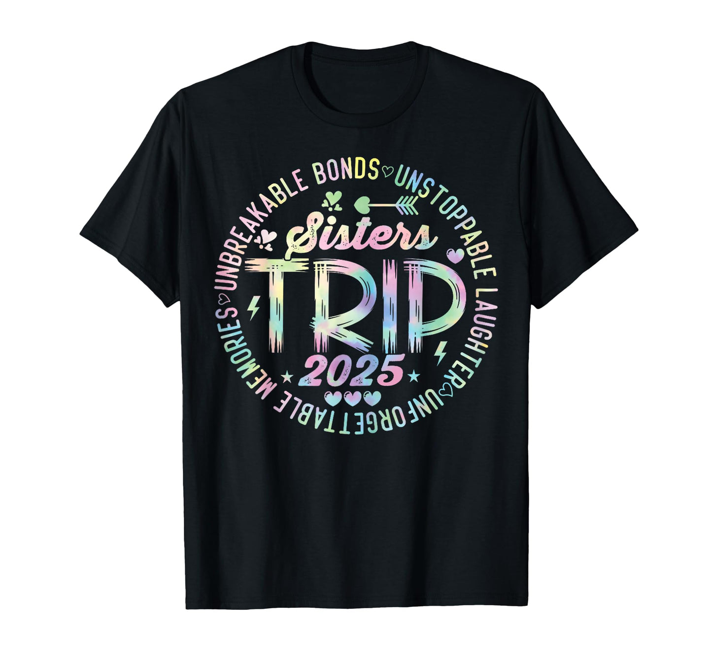 Sisters Trip 2025 Womens Weekend Vacation Matching Group T-Shirt