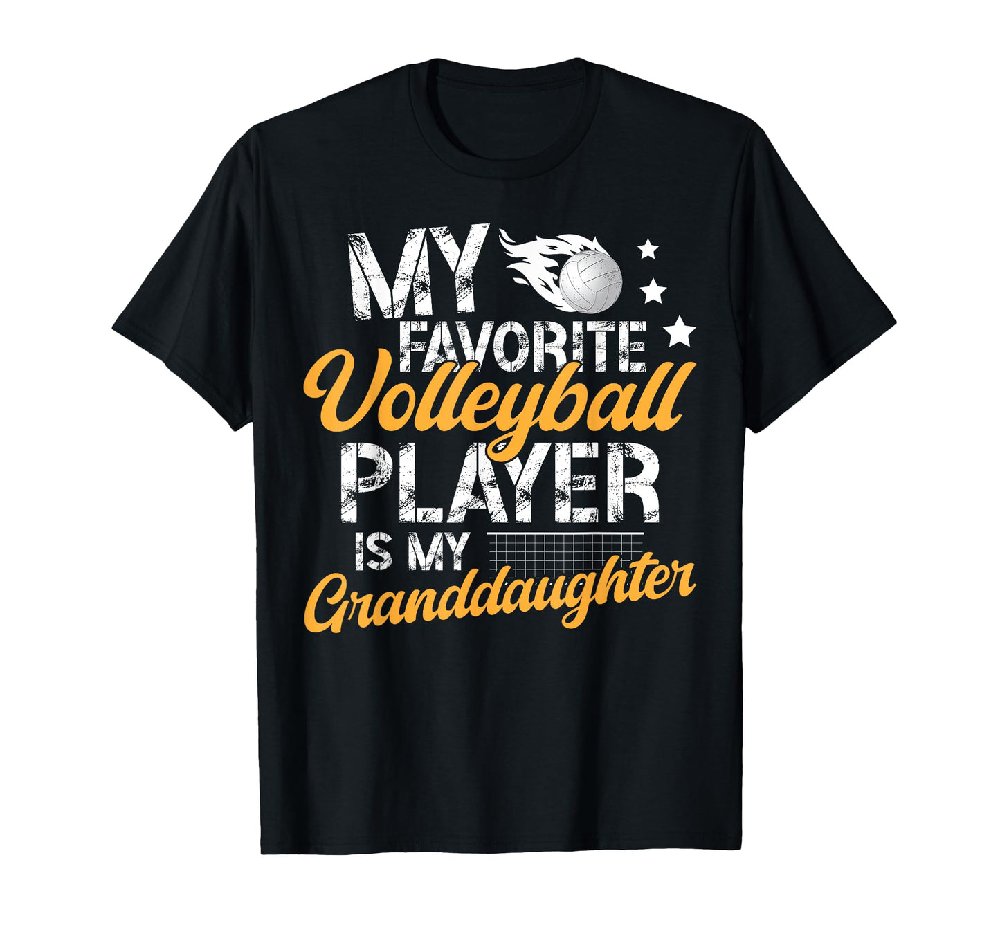 My Granddaughter Volleyball Grandpa Of A Volleyball Player T-Shirt