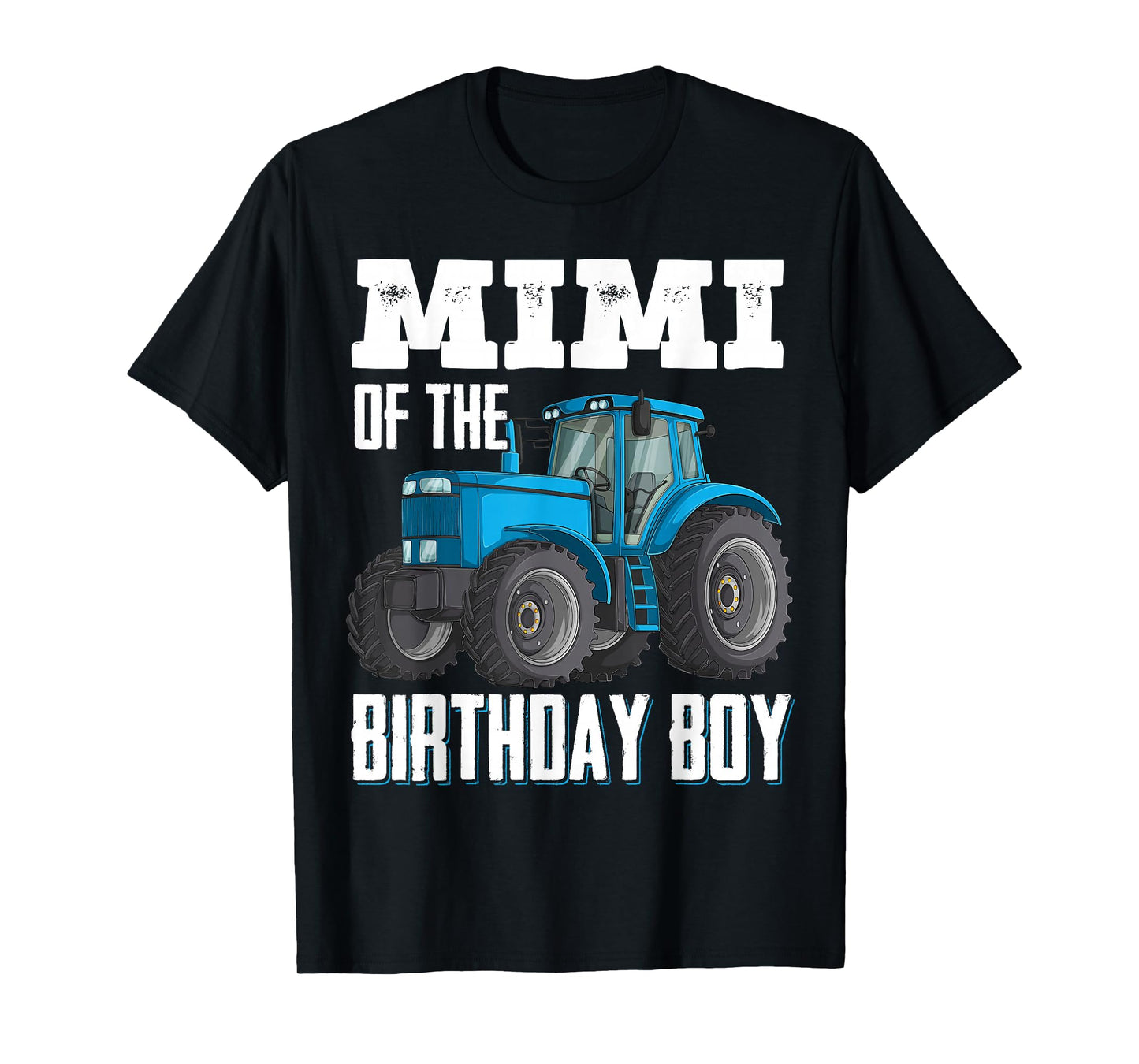 Mimi Of The Birthday Boy Family Tractors Farm Trucks Bday T-Shirt