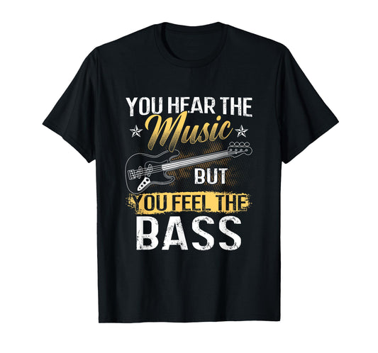 Funny Bass Guitar Lover Graphic Women and Men Bass Player T-Shirt