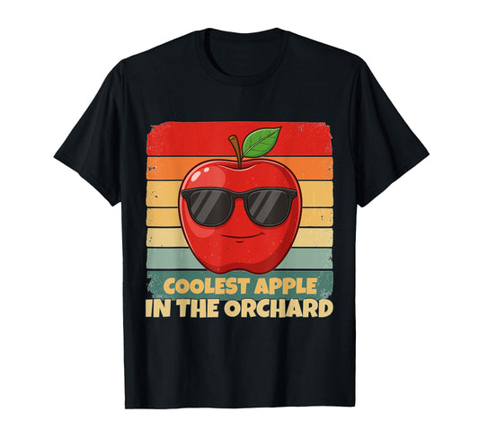 Apple Picking Day Harvest Coolest Apple in the Orchard retro T-Shirt