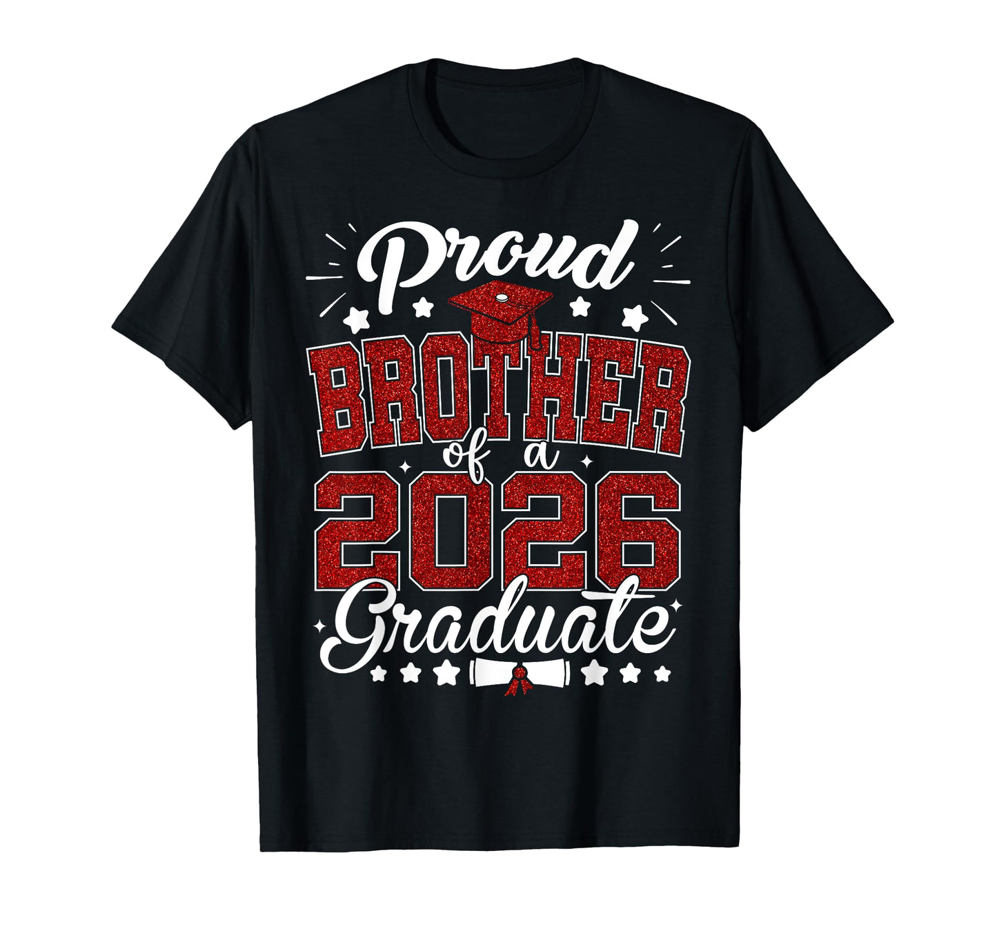 Proud Brother of A 2026 Graduate Senior 2026 Graduation T-Shirt