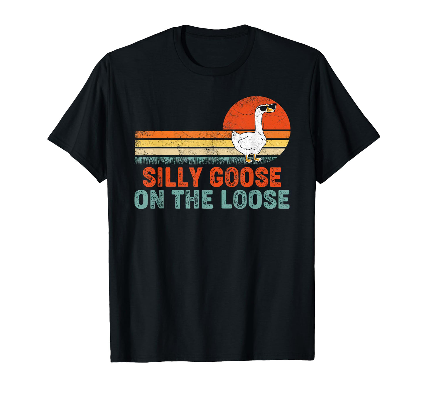 Silly Goose Shirt, Graphic Tees Men, Funny Shirts For Men T-Shirt
