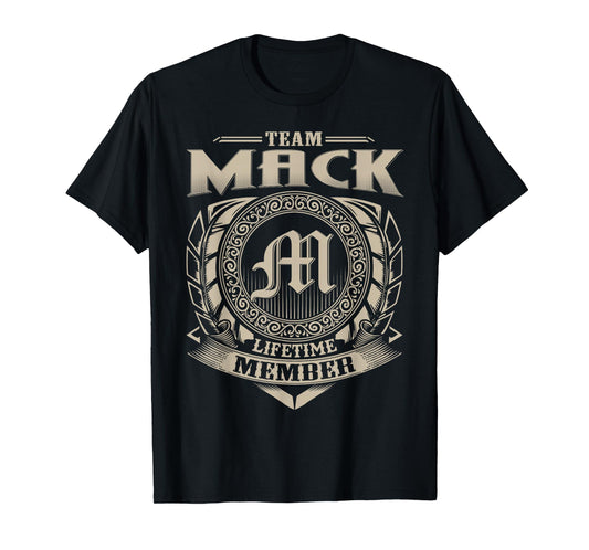 Team MACK Lifetime Member Vintage MACK Family T-Shirt