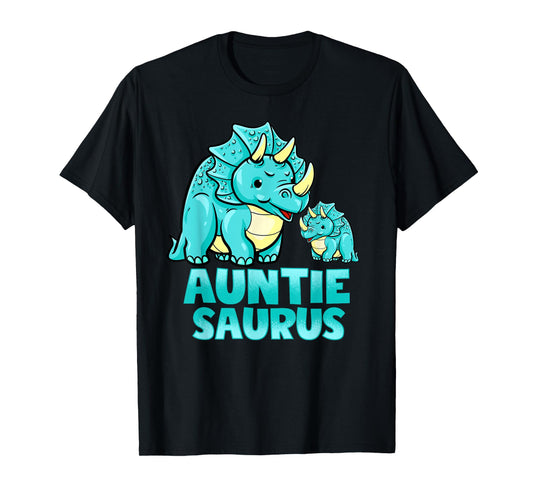 Auntie Saurus Dinosaur Funny Auntiesaurus T-Shirt For Aunt