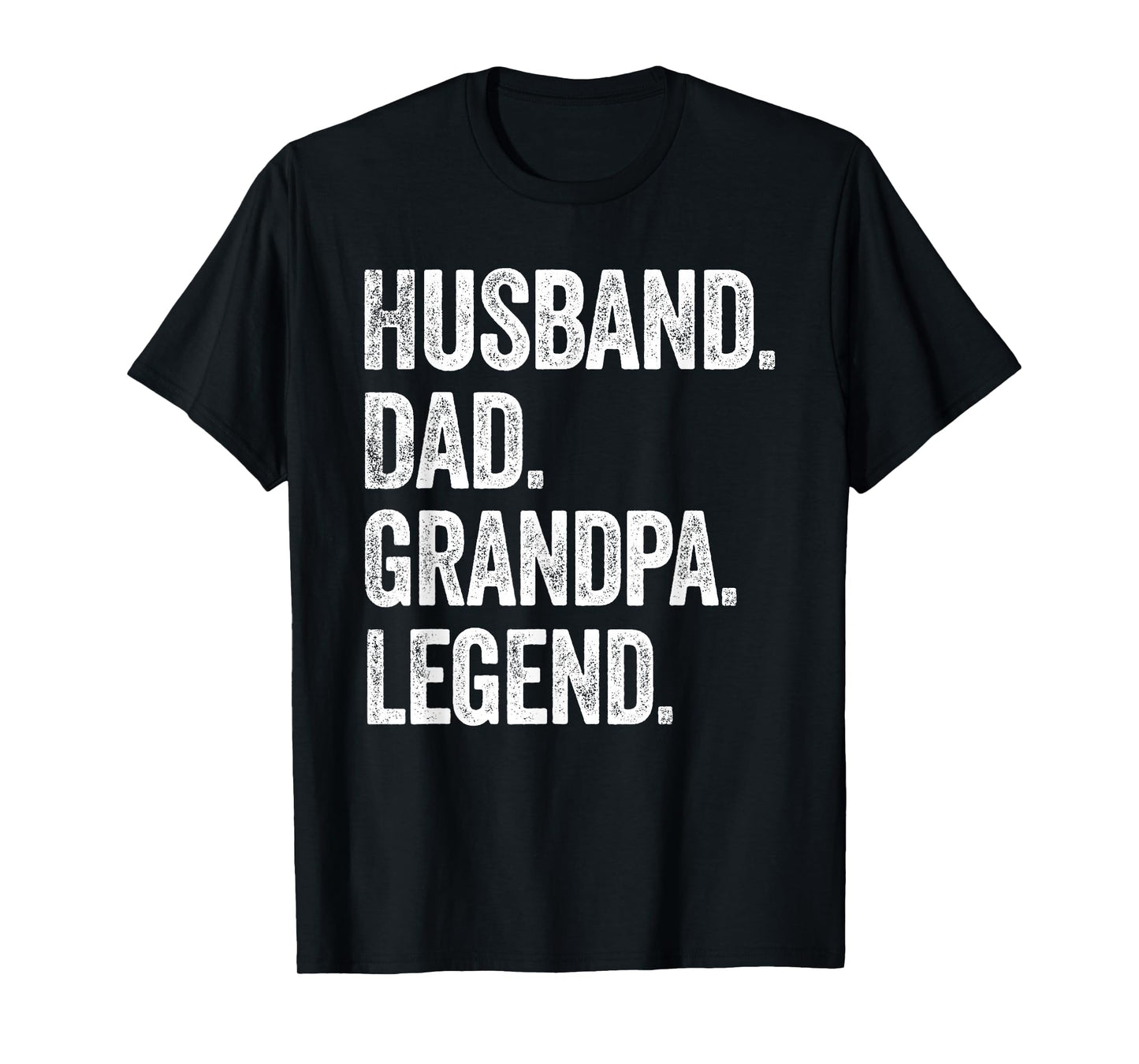 Husband Dad Grandpa Legend - Vintage Distressed Graphic T-Shirt