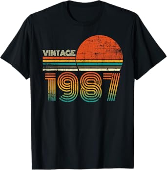 Made in 1987 34th Birthday Gifts 34 Quarantine Birthday Gift T-Shirt