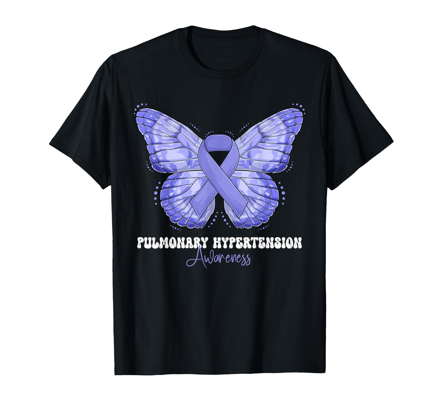 Pulmonary Hypertension Awareness Month Periwinkle Ribbon T-Shirt