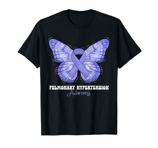 Pulmonary Hypertension Awareness Month Periwinkle Ribbon T-Shirt
