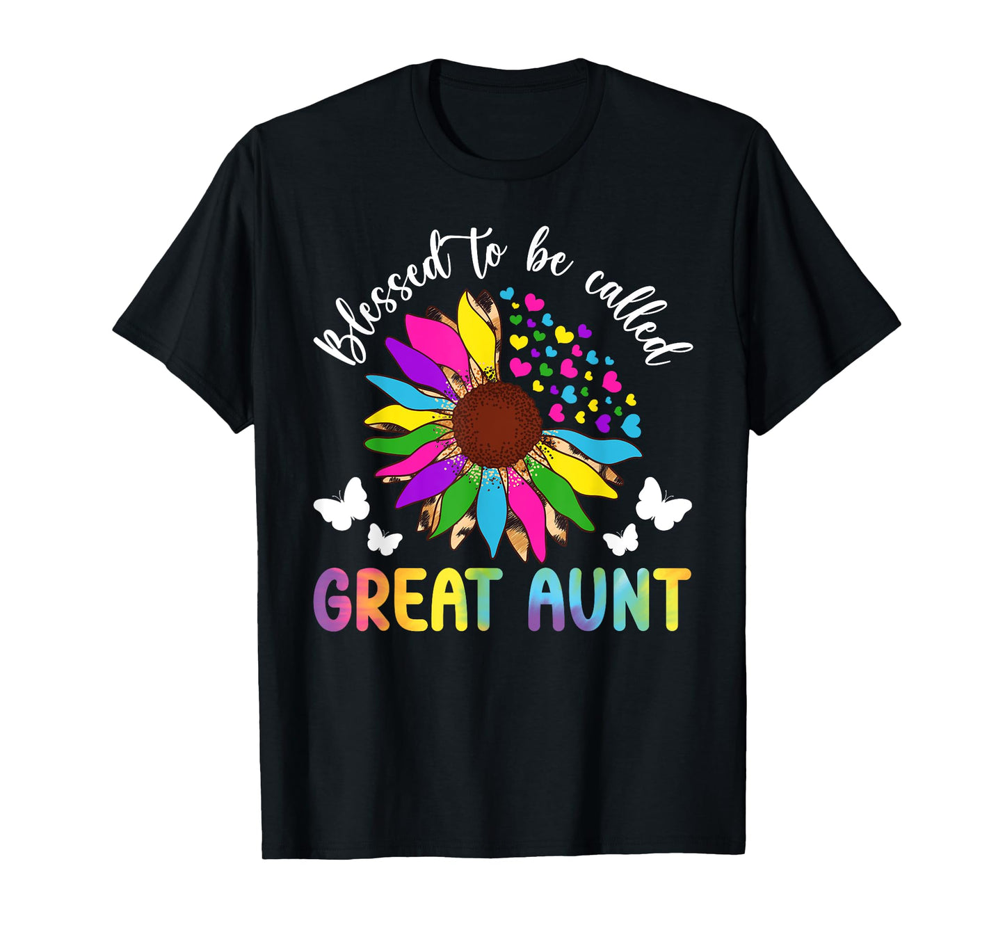 Blessed To Be Called Great Aunt Great Auntie T-Shirt