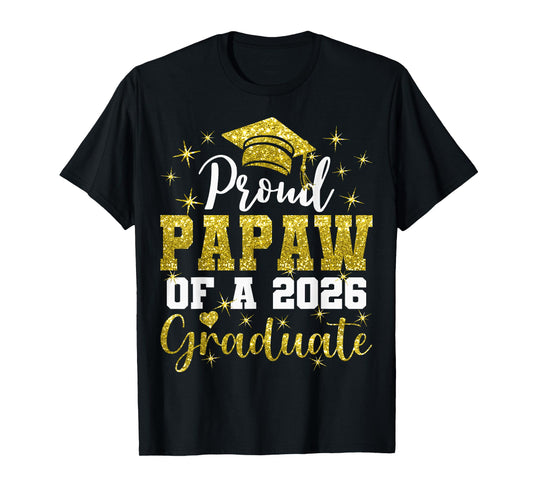 Super Proud Papaw of 2026 Graduate Senior Graduation Family T-Shirt