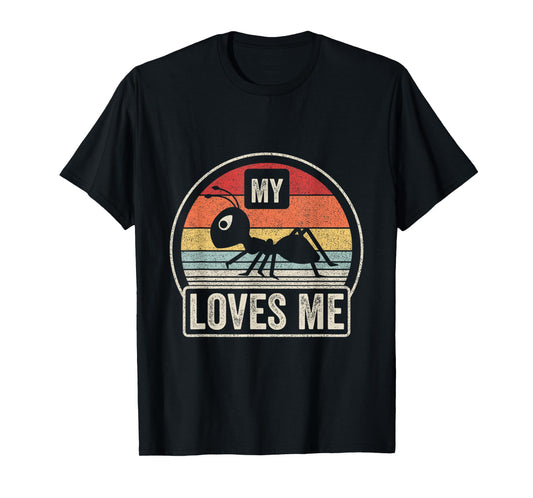 Retro Vintage My Aunt Loves Me Family Ant Lovers T-Shirt