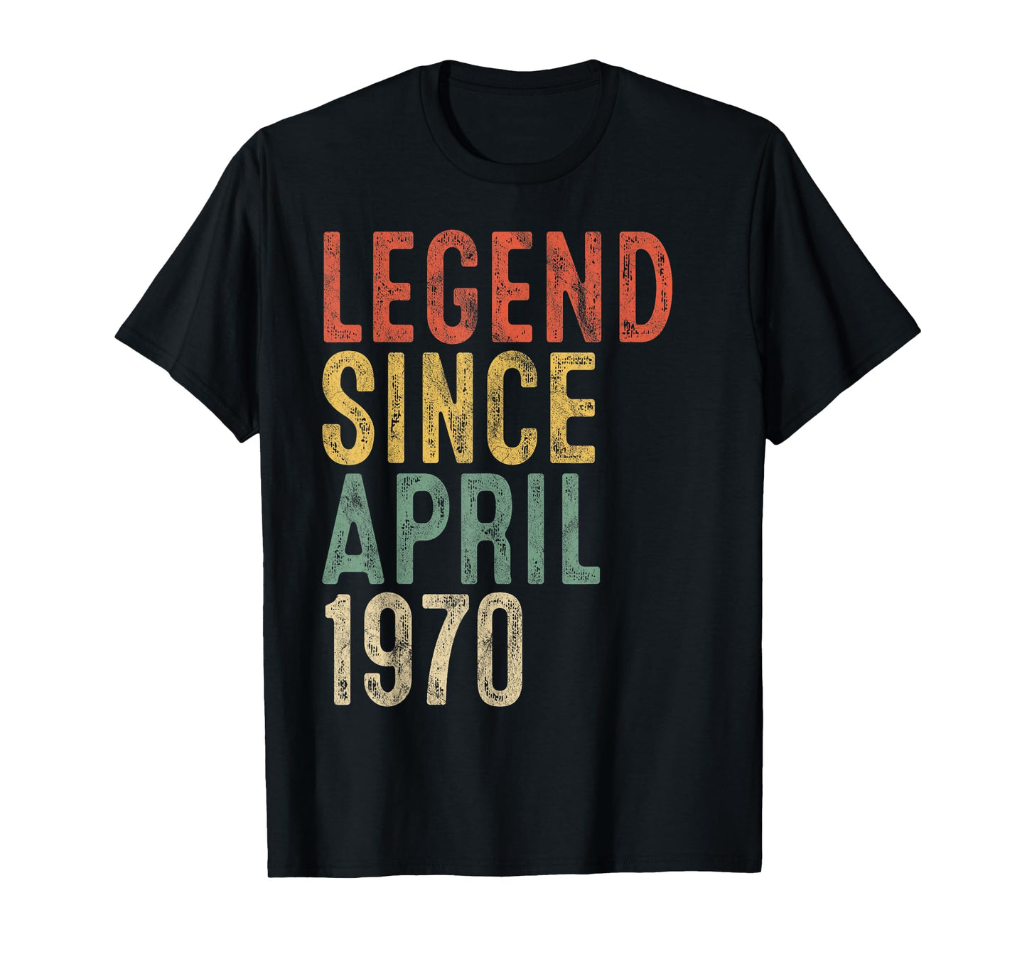Legend 1970 55th Birthday Gifts for Men Women 55 Year Old T-Shirt