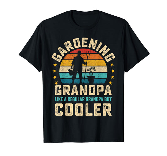 Gardening & Plants Lover Grandpa Funny Grandfather Gardener T-Shirt