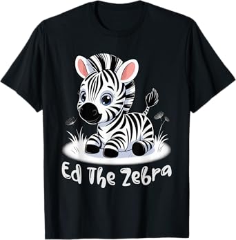 Cute Ed The Zebra Trend Funny Meme T-Shirt