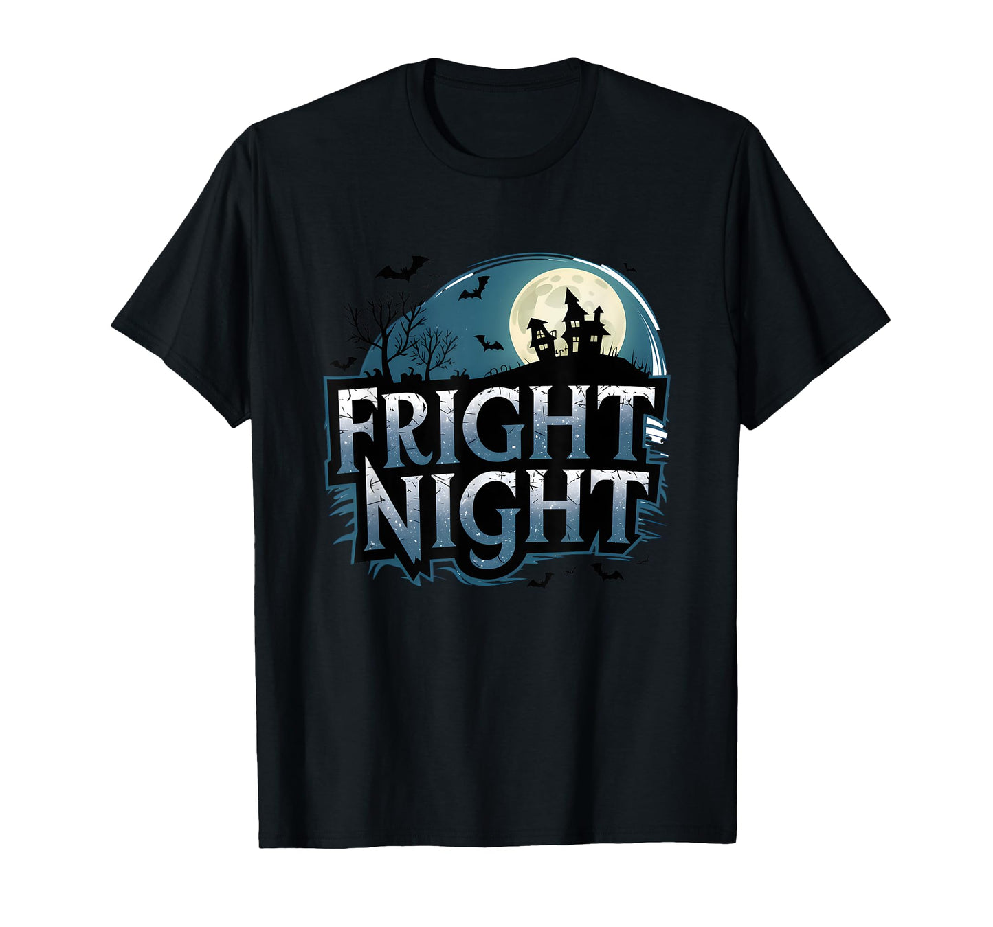 Fright Night Halloween Haunted House T-Shirt