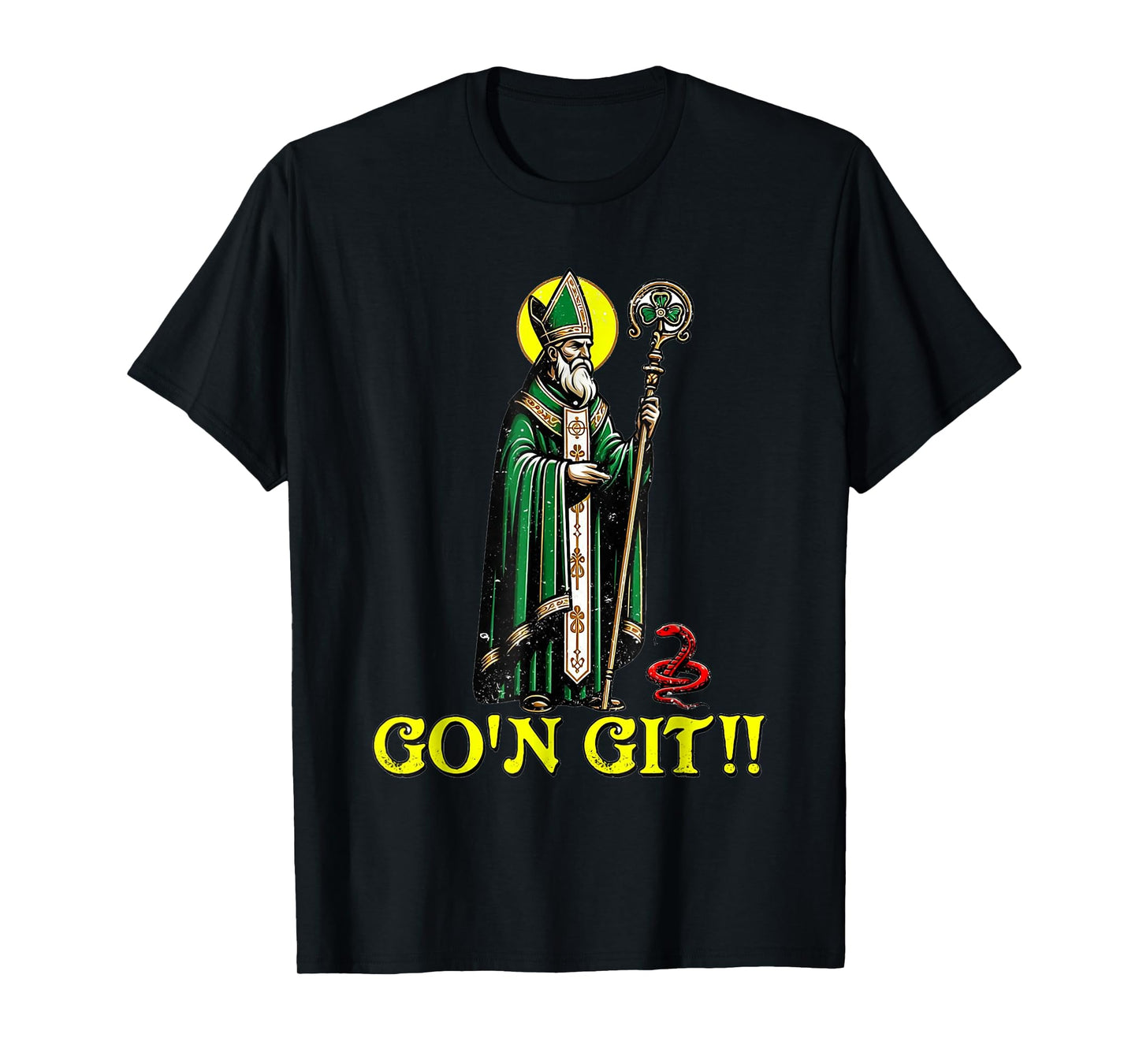 Vintage Go'n git Happy St Patricks Day Funny T-Shirt