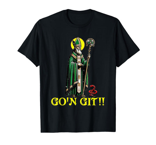 Vintage Go'n git Happy St Patricks Day Funny T-Shirt