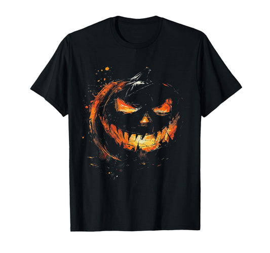 Pumpkin Costume Halloween Spooky Art Pumpkin T-Shirt