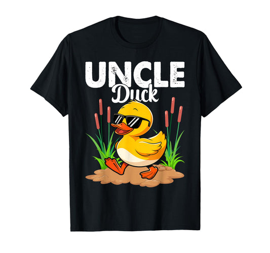 Cute Duckling Duckies Lover Funny Uncle Duck Father's Day T-Shirt