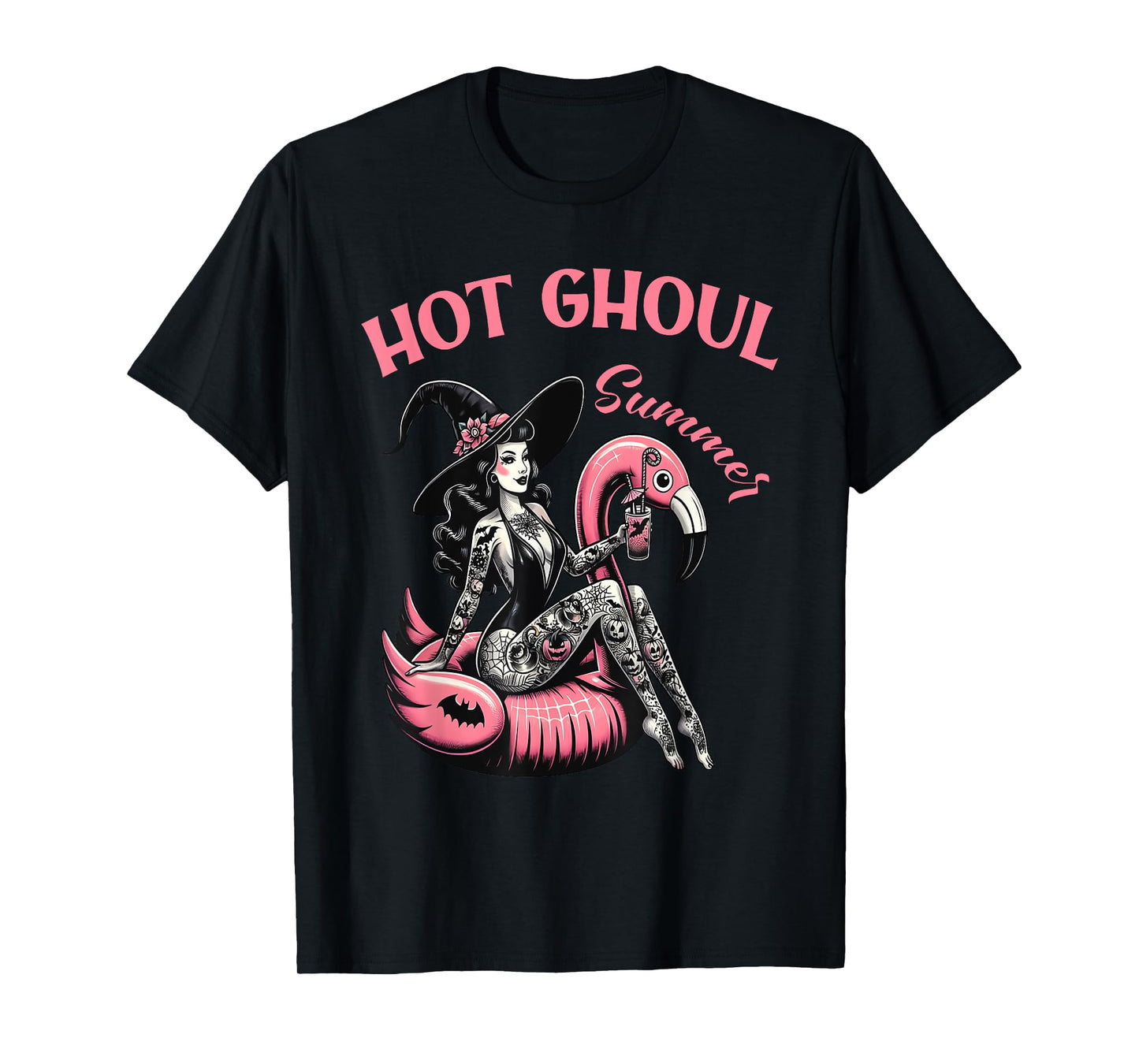 Women Mens Funny Halloween Hot Ghoul Summer Summerween T-Shirt
