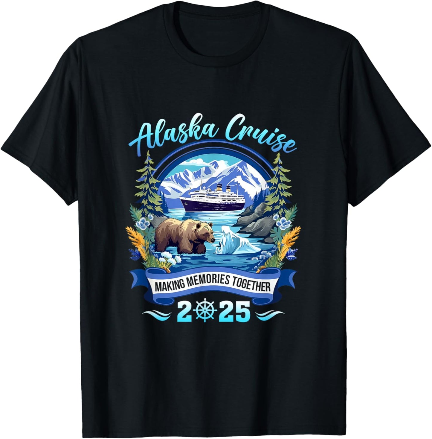 Matching Family Friends And Group Alaskan Alaska Cruise 2025 T-Shirt