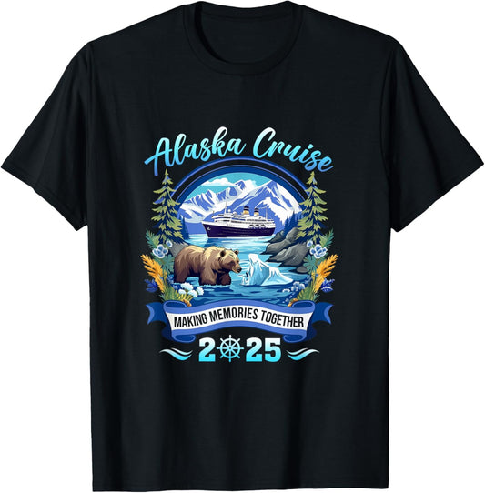 Matching Family Friends And Group Alaskan Alaska Cruise 2025 T-Shirt