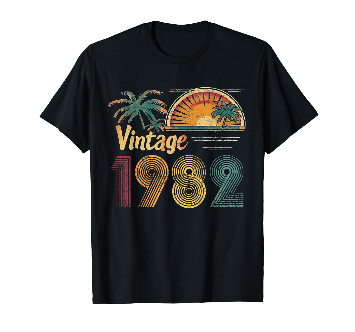 Retro - 1982 43rd Birthday 43 Years Old - Vintage Women Men T-Shirt