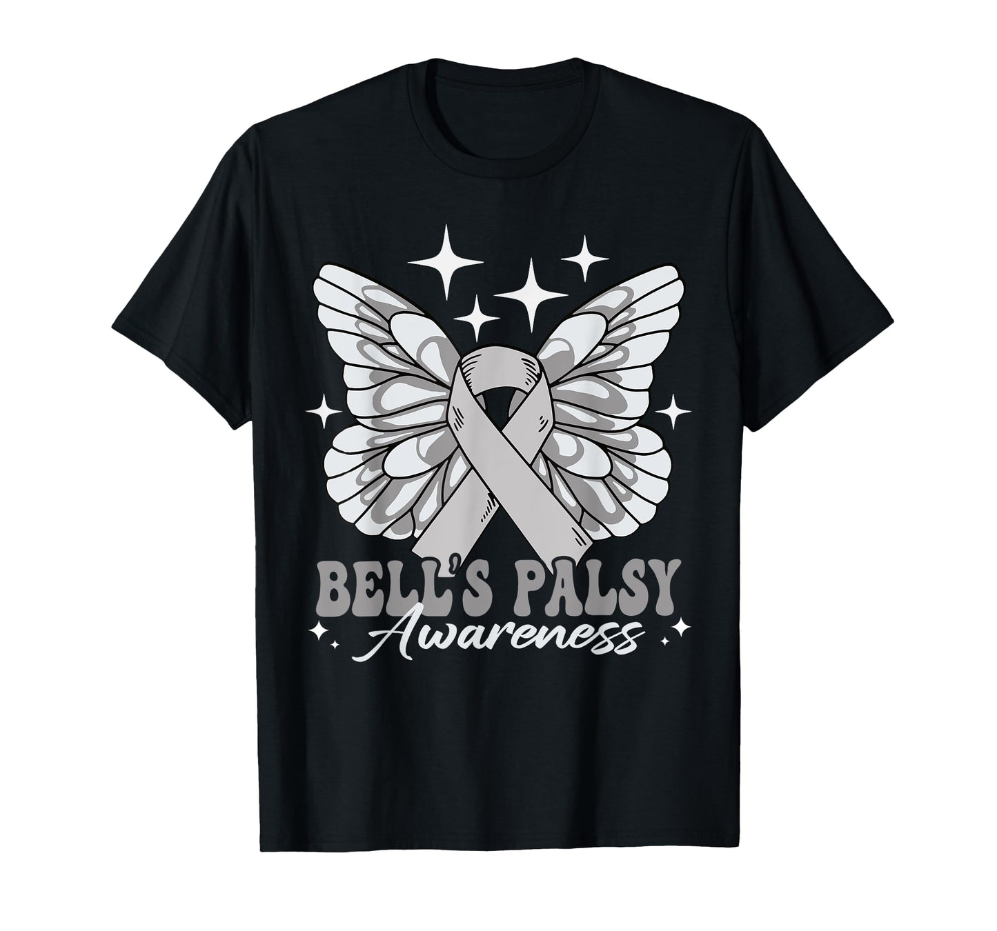 Bells Palsy Family Awareness with Butterfly T-Shirt