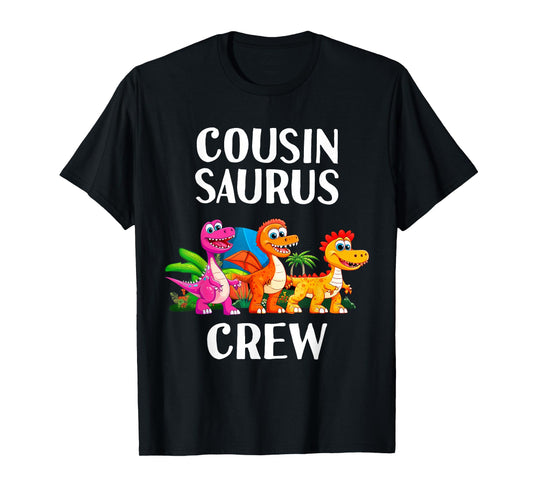 Cousin Crew Saurus Dinosaur Matching Toddlers Kids Dino T-Shirt