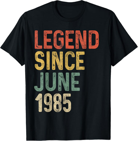 Legend 1985 40th Birthday Gifts for Men Women 40 Year Old T-Shirt