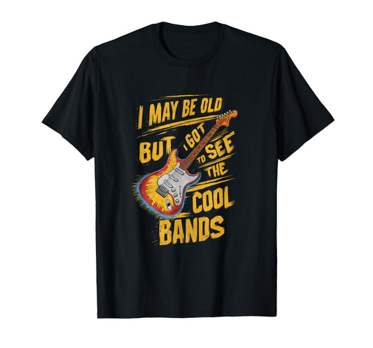 Guitar Shirt for Grandpa Funny Dad Guitar Birthday T-Shirt