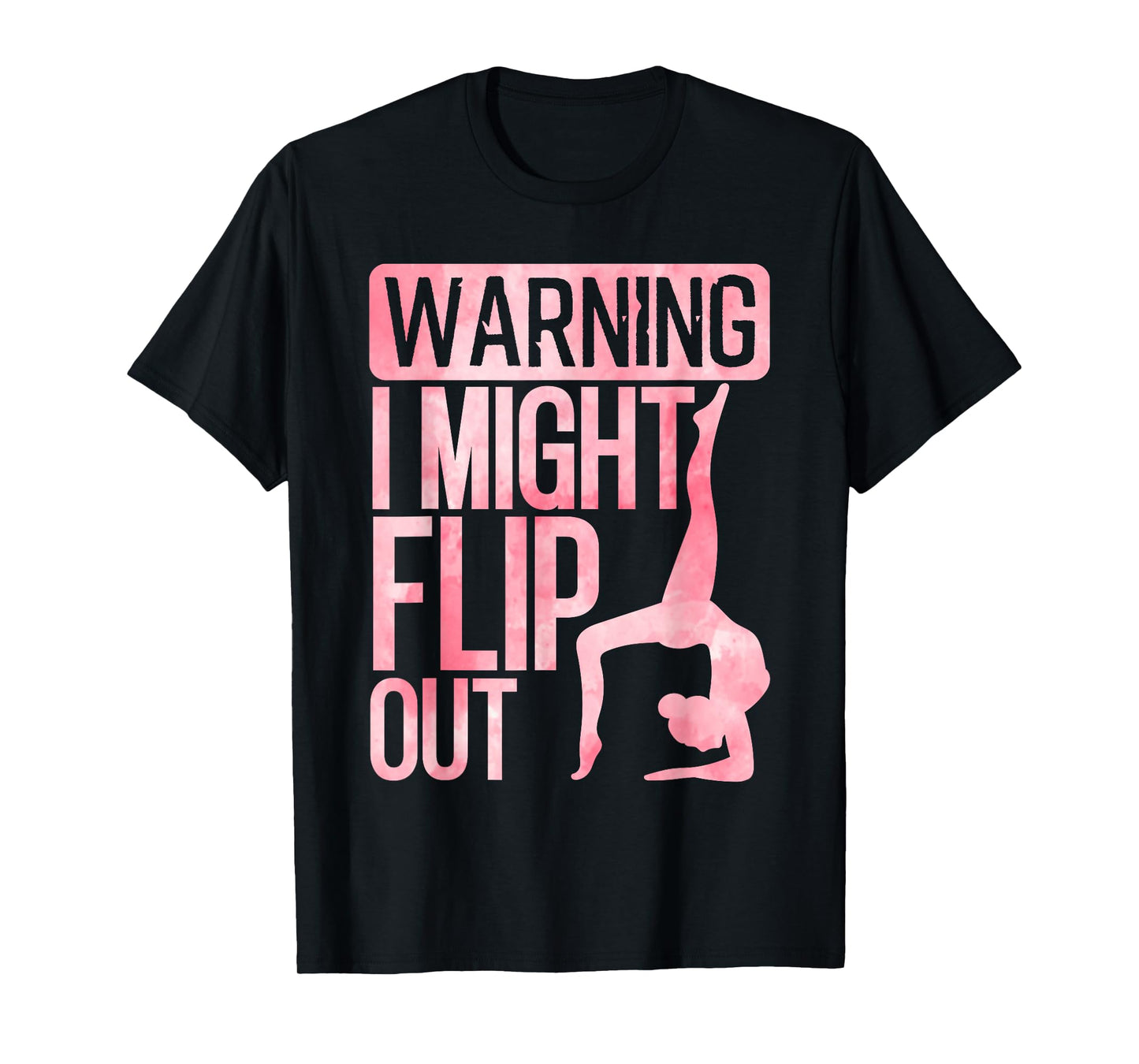 Cute Gymnastics Art For Girls Kids Women Tumbling Gymnast T-Shirt