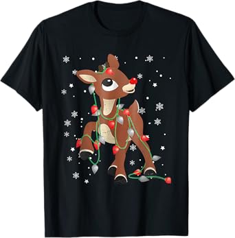 Rudolph The Red Nose Reindeer For Kids And Christmas Fan T-Shirt
