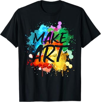 Cool Art For Men Women Artist Teacher Painter Artists Paint T-Shirt