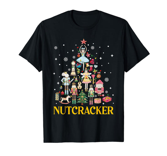 Christmas Nutcracker Squad Ballet Dance Women Kid Girls Xmas T-Shirt