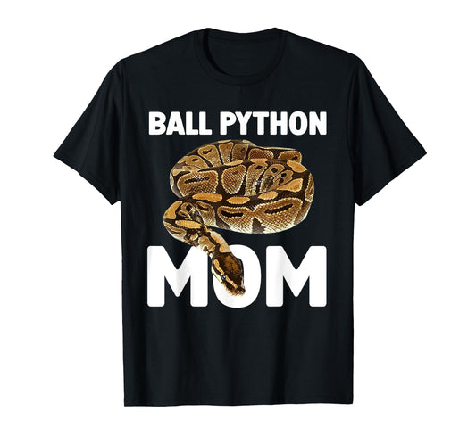 Cool Ball Python Mom Art For Women Girls Snake Ball Python T-Shirt