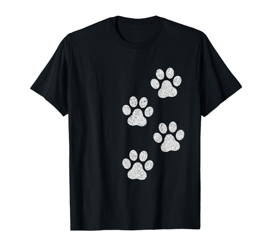 Paw Print Dog Cat Pet Lover T-Shirt