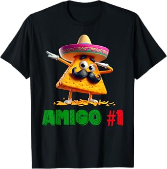 The 3 Three Amigos Cinco De Mayo Amigo #1 Group Matching T-Shirt