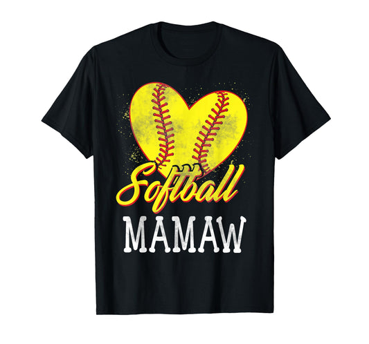 Softball Mamaw T-Shirt Softball Player T-Shirt