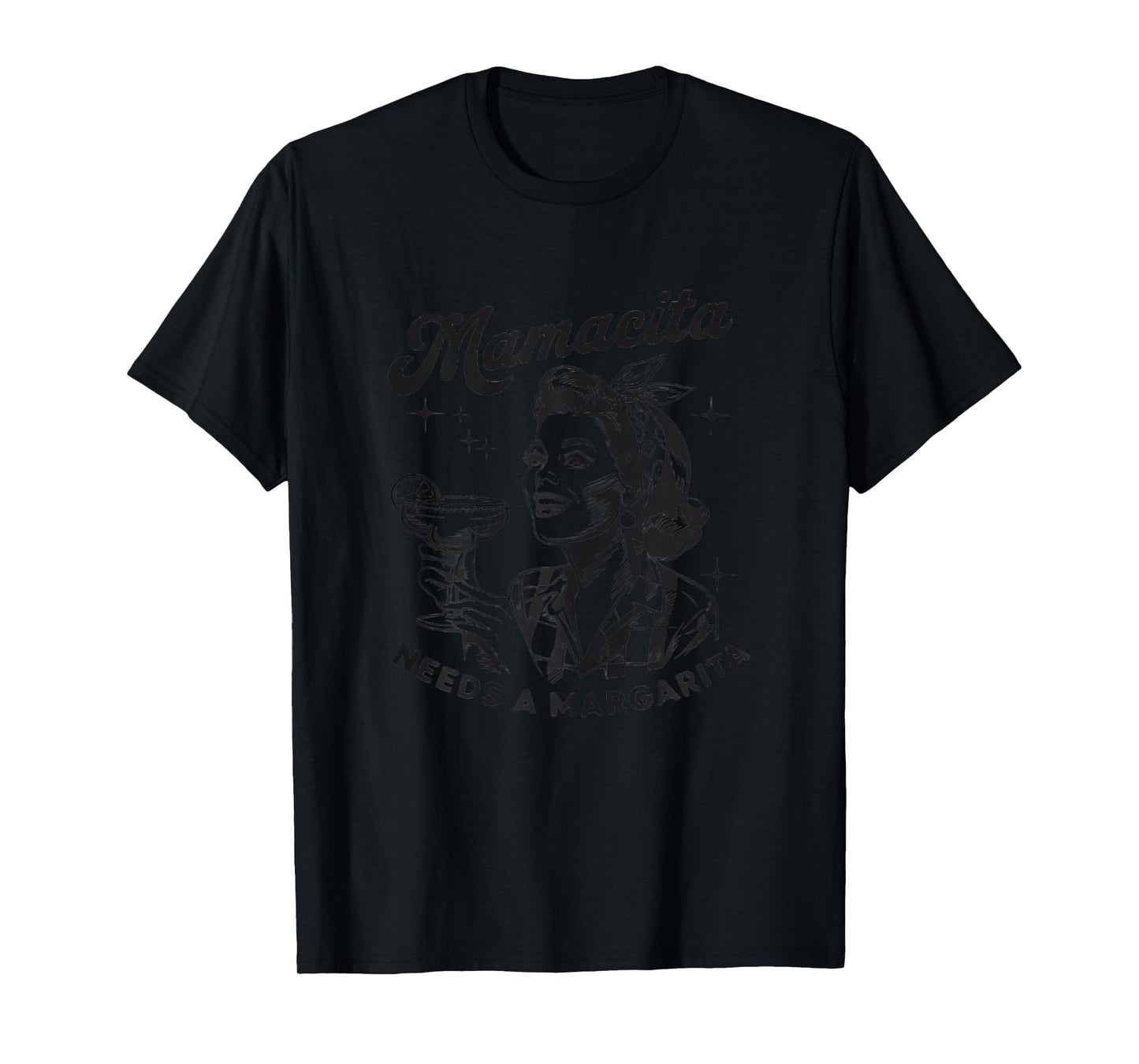 Mamacita Needs a Margarita Mexican Fiesta Funny Party Mexico T-Shirt