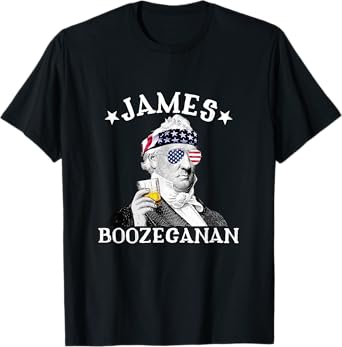 James Boozecanan Patriotic Drinking President James Buchanan T-Shirt