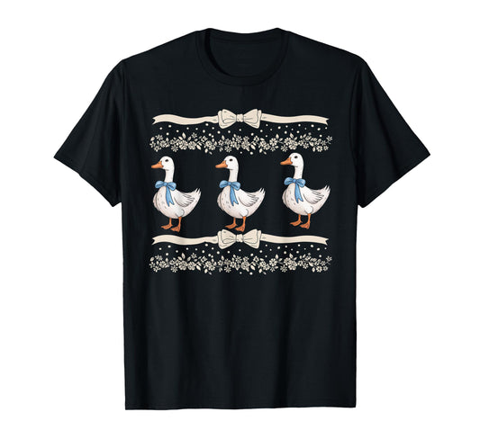 1980s Blue Ribbon Goose Funny Mom Goose Lover T-Shirt