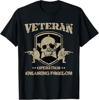 Military Veteran Shirt Operation Enduring Freedom T-Shirt