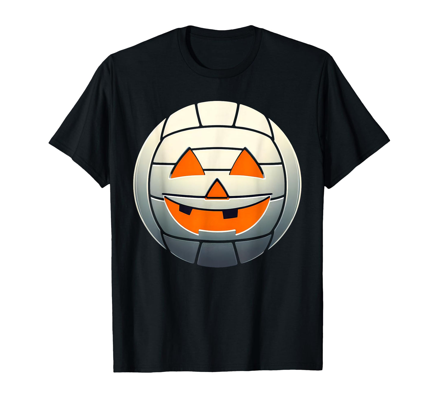 Halloween Jack O Lantern Volleyball Player Coach Pitcher T-Shirt