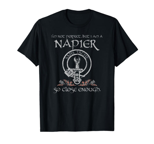 Napier Clan Proud Heritage Scottish Last Name Vintage T-Shirt